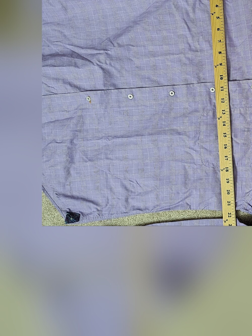 Men's Robert Talbott Lavender Dress Shirt - Picture 12 of 16
